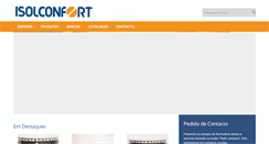 Desktop Screenshot of isolconfort.pt